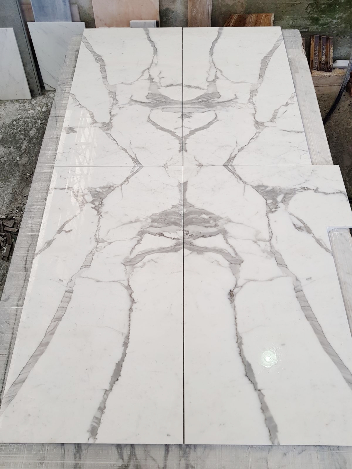 Carrara Statuario Tiles 6